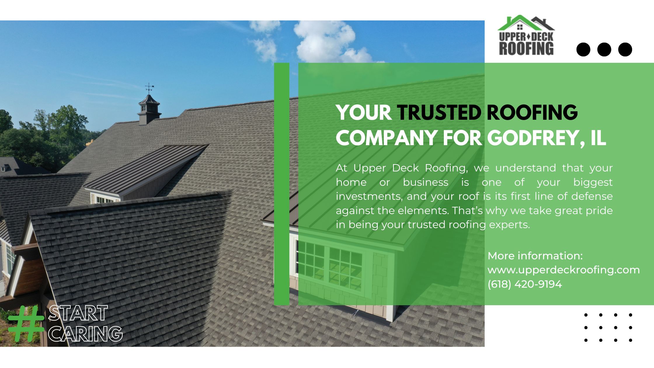 Your trusted Roofing Company for Godfrey, IL: Upper Deck Roofing