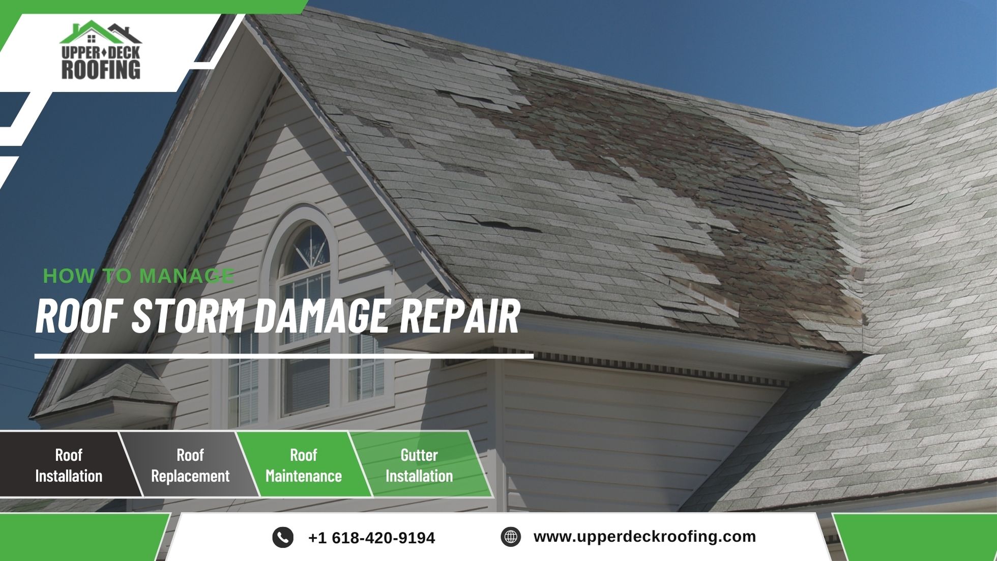 How To Manage Roof Storm Damage Repair : Steps Taken After Bad Weather